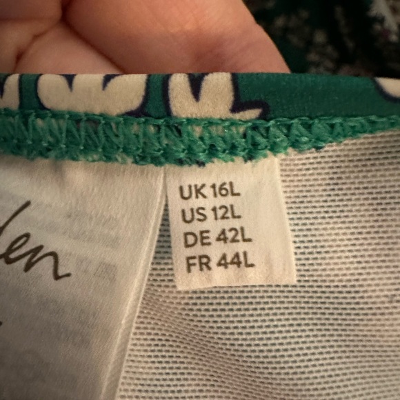 Women’s Green Boden Halter Swimsuit Size 12L (UK Size 16L) - Picture 2 of 5